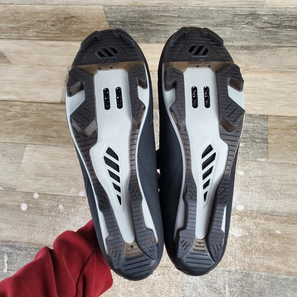 Garneau Multi‎ Air Flex II Cycling Shoes Sz 11.5 EU 46 Black Red